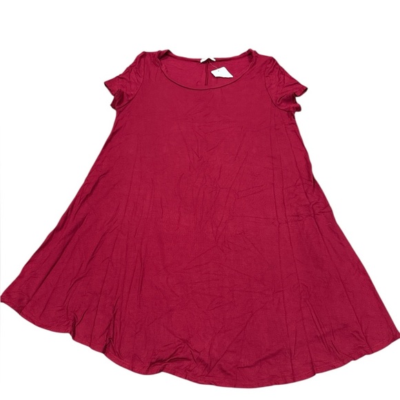 Jodifl Burgundy Flowy Dress NWT - Picture 2 of 9